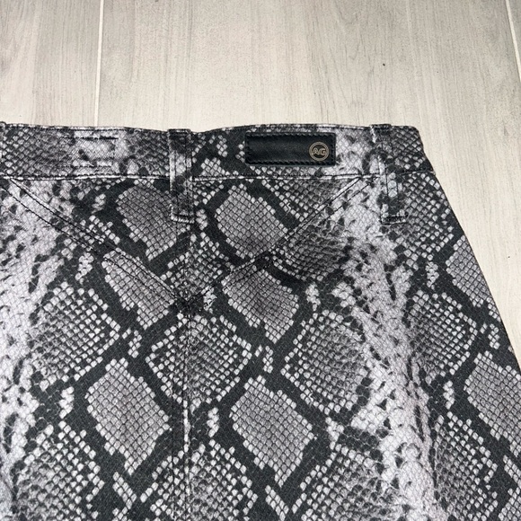 NEW AG Adriano Goldschmied The Kory X Snakeskin Pencil Skirt Size 25 - Picture 6 of 10